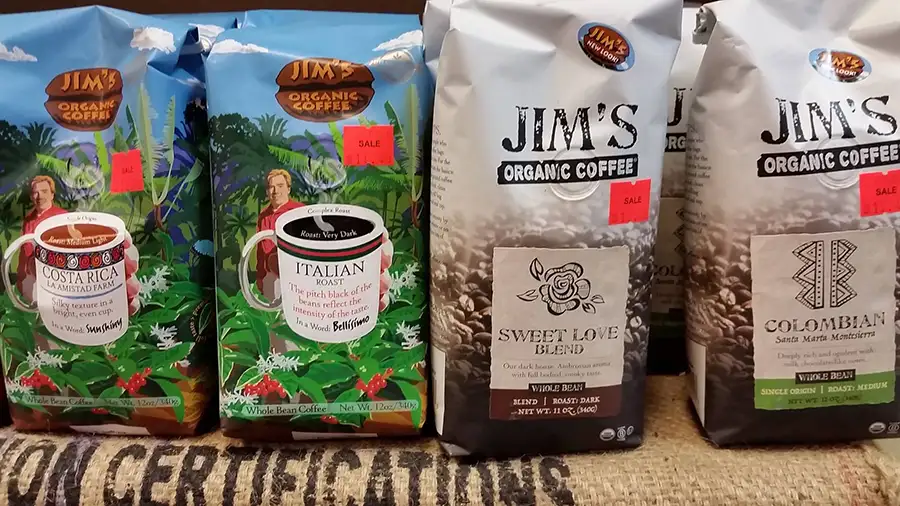 Food Fantasies - Coffee Stock - Jim's Organic Coffee - Springfield, IL